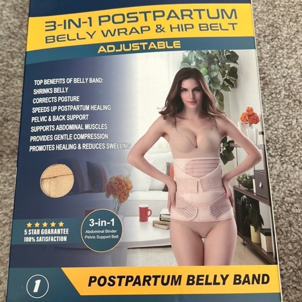 3-in-1 Postpartum Belly Wrap & Hip Belt